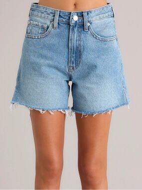 NWT JBD MEDIUM WASH HIGH WAISTED COTTON DENIM SHORTS Size Small